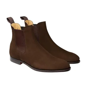 Bonnie Dark Brown Calf Suede