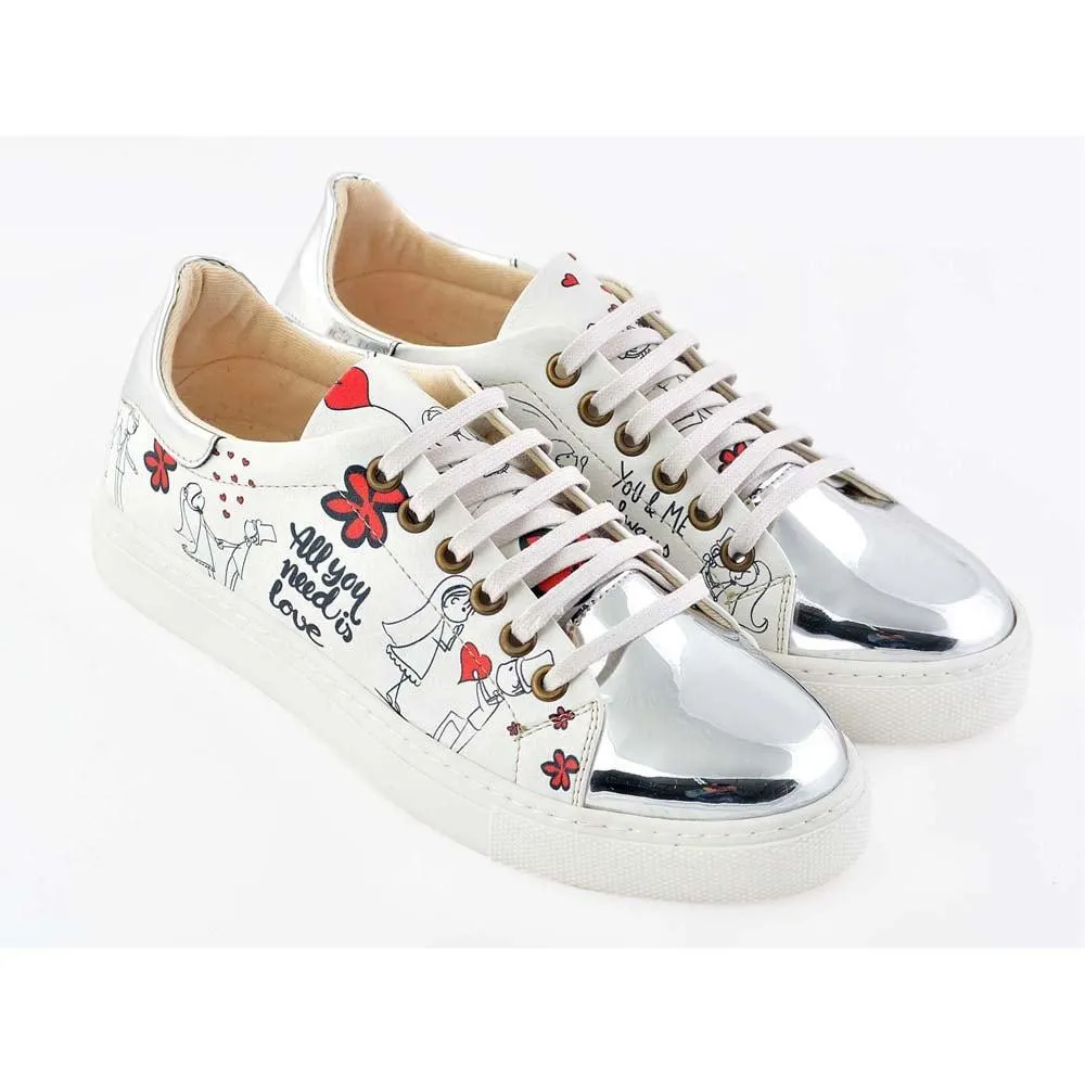 Bride Groom Sneaker Shoes GOB205