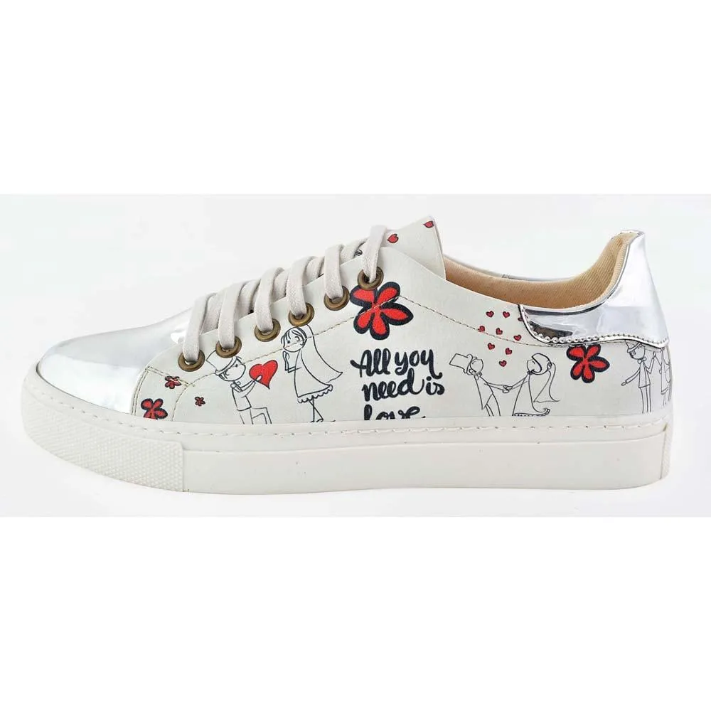 Bride Groom Sneaker Shoes GOB205