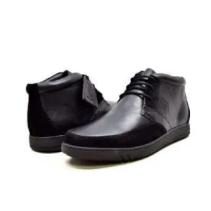 British Walkers Birmingham Bally Style Men's Black Leather High Tops