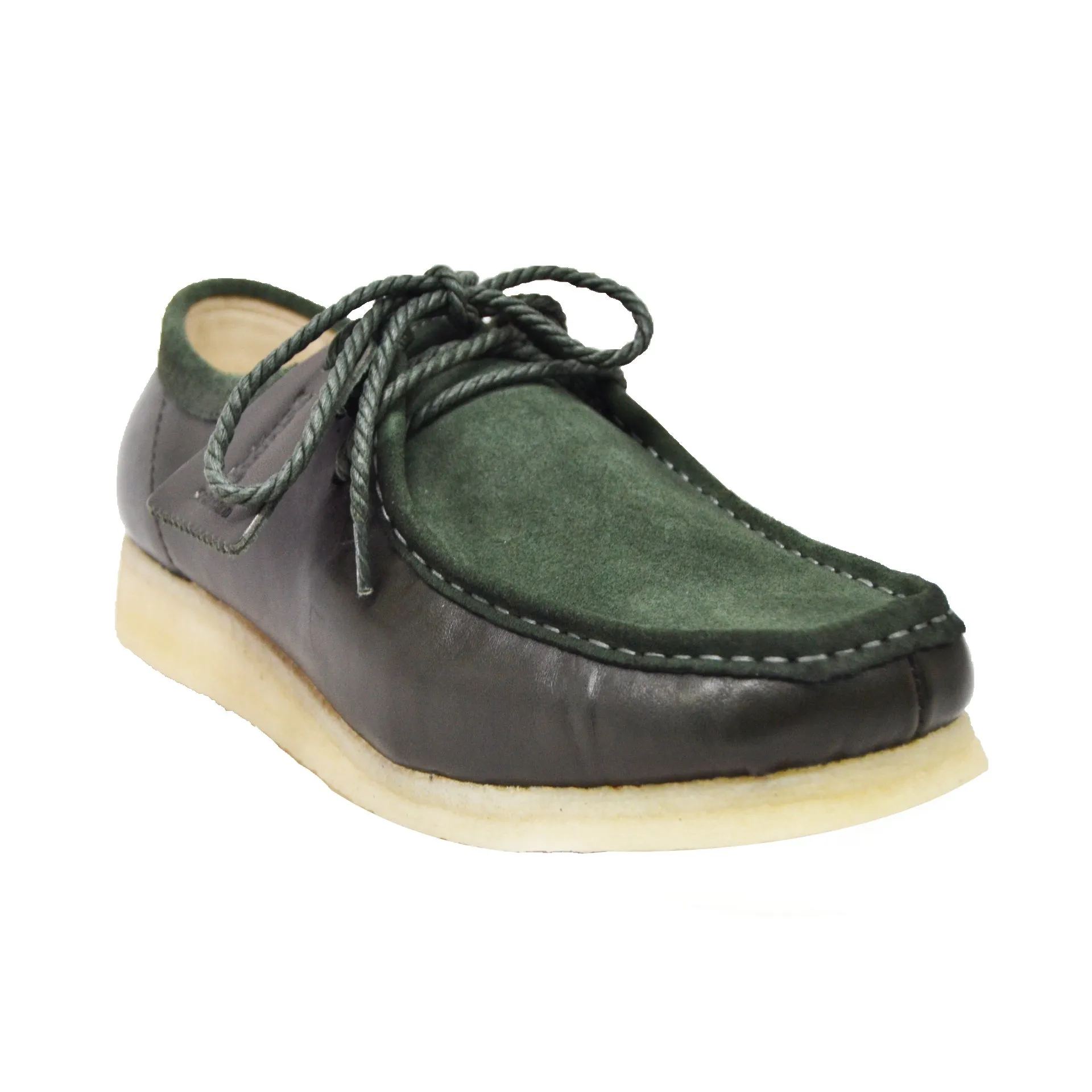 British Walkers Wallabee Low Top Men's Suede and Leather Crepe Sole