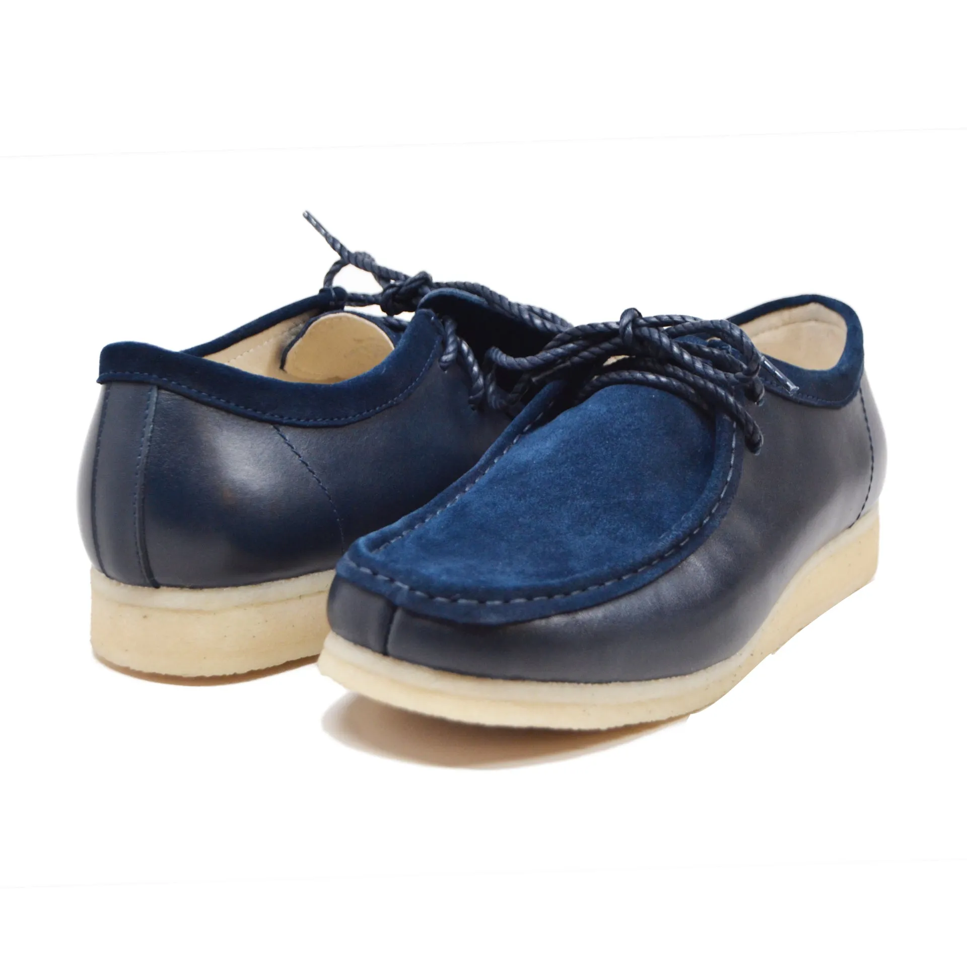 British Walkers Wallabee Low Top Men's Suede and Leather Crepe Sole