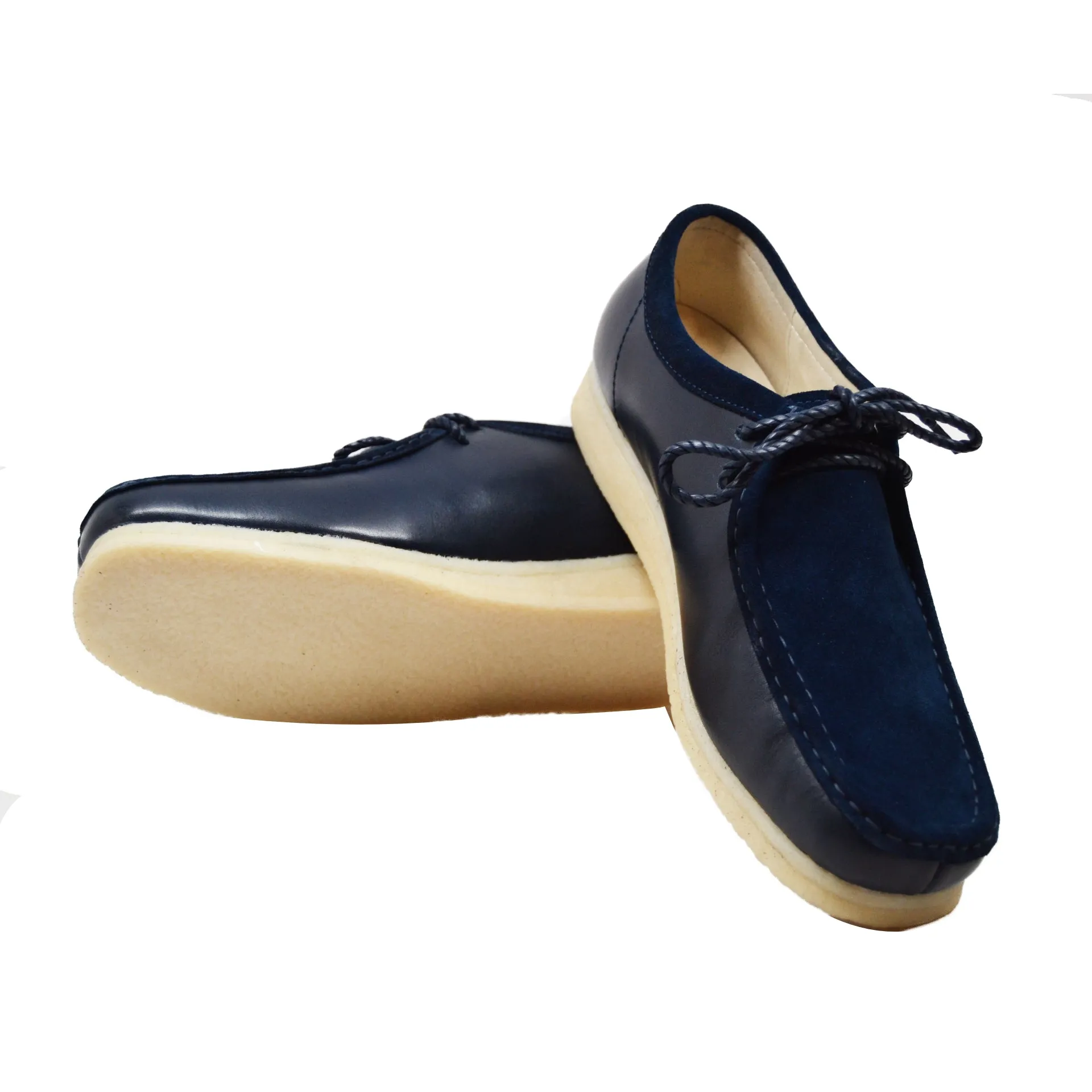 British Walkers Wallabee Low Top Men's Suede and Leather Crepe Sole