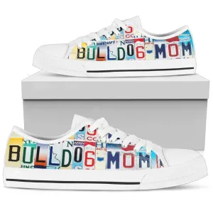 Bulldog Mom Low Top Shoes