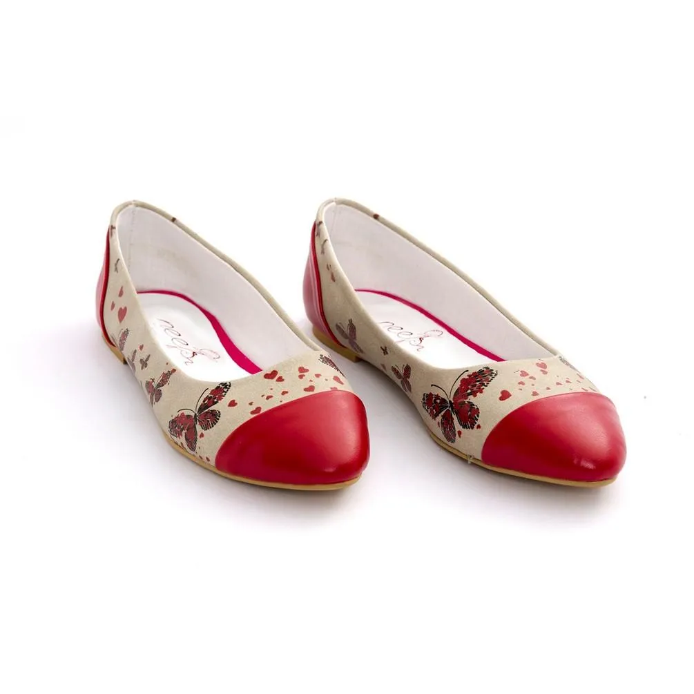 Butterfly Ballerinas Shoes NMS105