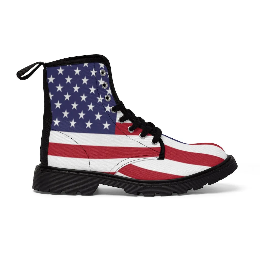 Canvas Boots AL BLUE DESIGNED AMERICA