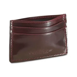 Card Holder Burgundy Cordovan