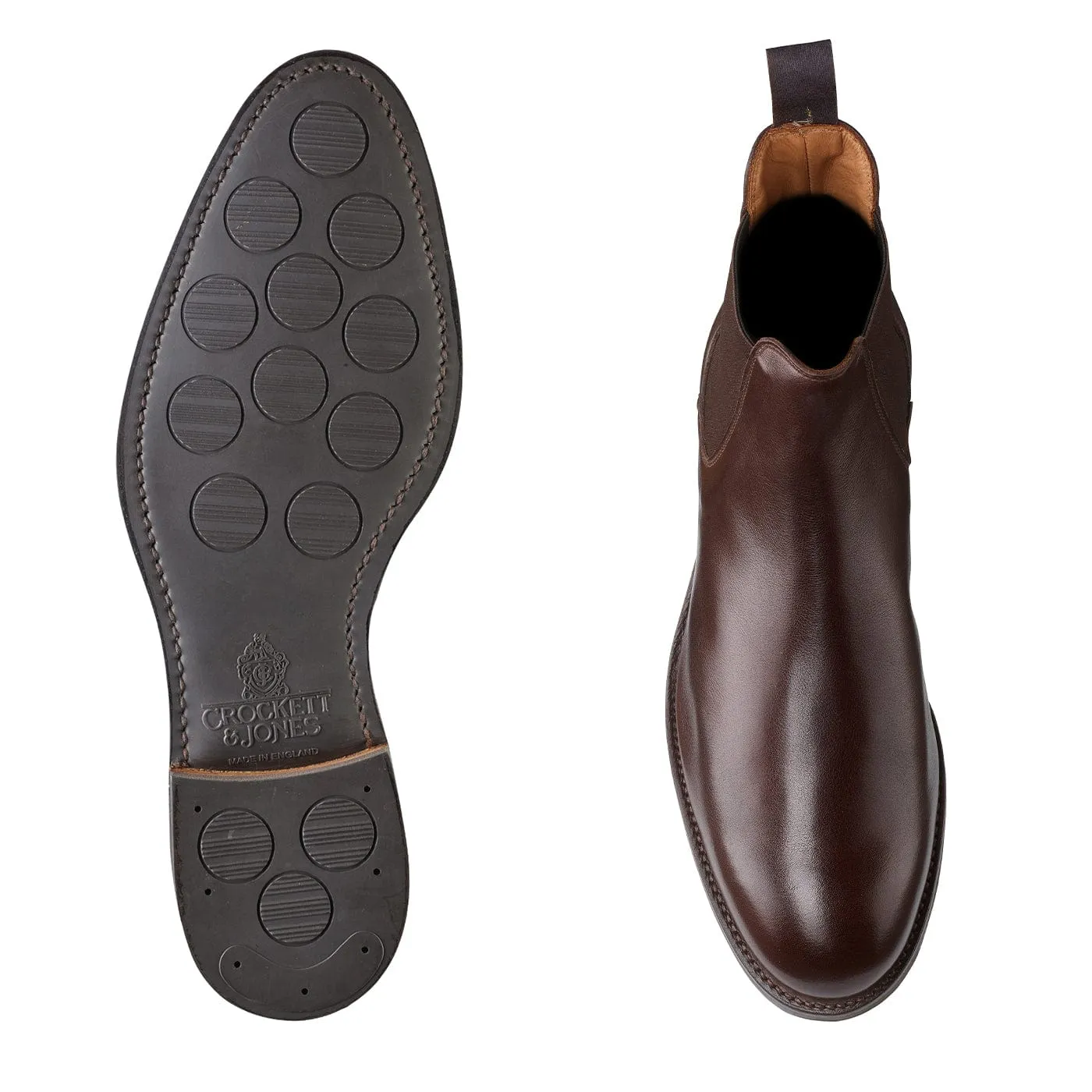 Chelsea 5 Dark Brown Milled Calf