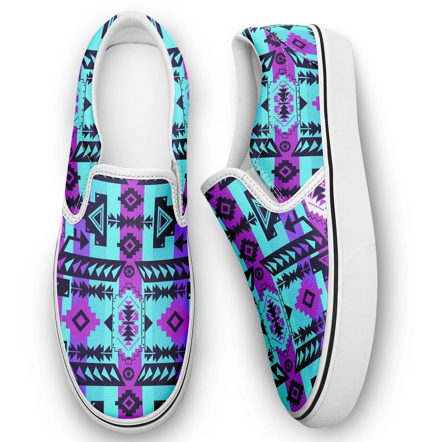 Chiefs Mountain Moon Shadow Otoyimm Kid's Canvas Slip On Shoes