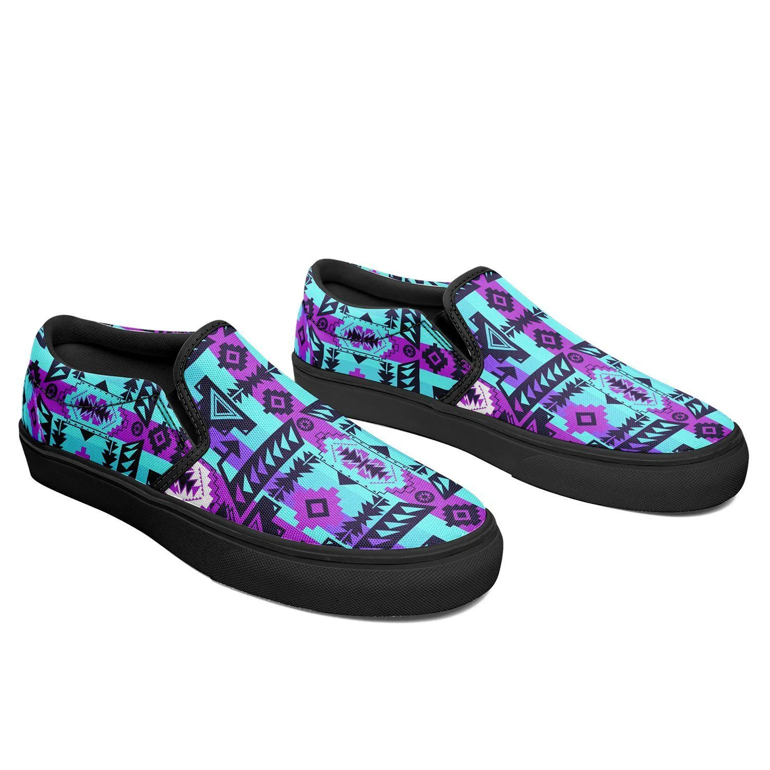 Chiefs Mountain Moon Shadow Otoyimm Kid's Canvas Slip On Shoes