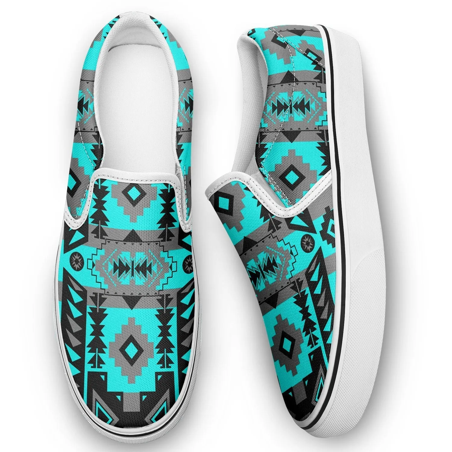 Chiefs Mountain Sky Otoyimm Kid's Canvas Slip On Shoes