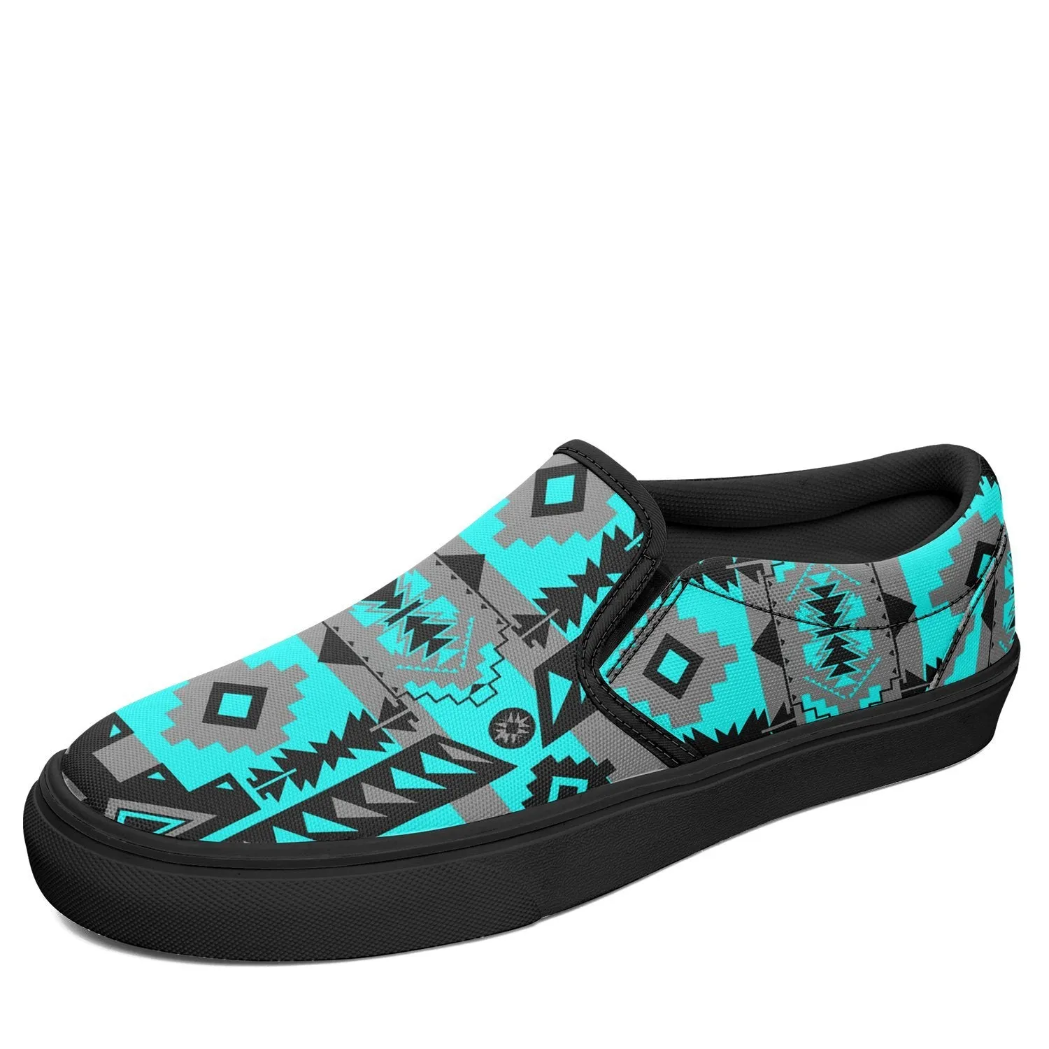 Chiefs Mountain Sky Otoyimm Kid's Canvas Slip On Shoes