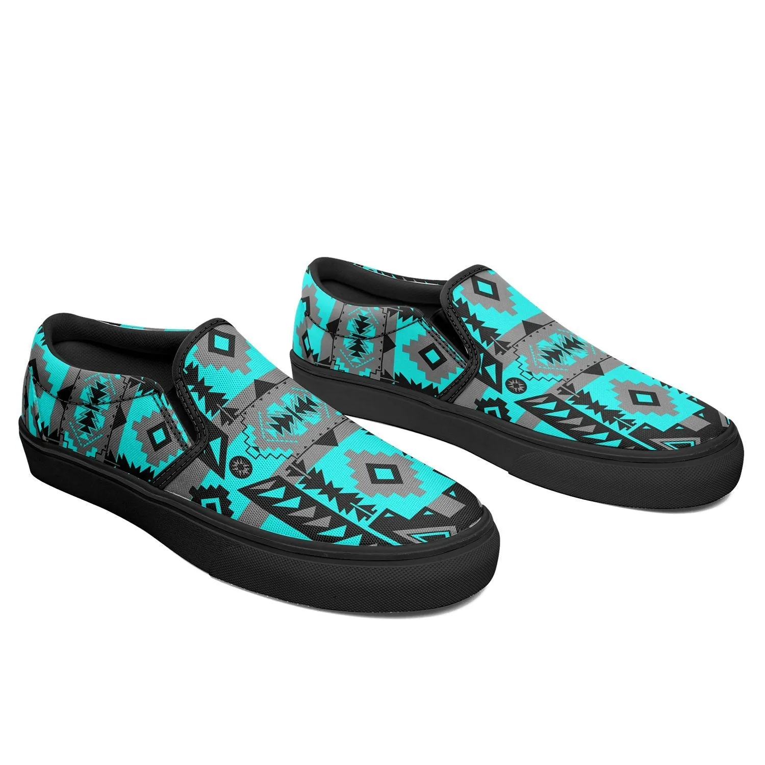 Chiefs Mountain Sky Otoyimm Kid's Canvas Slip On Shoes