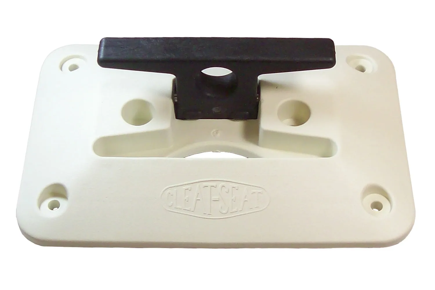 Cipa USA 02101 Cleat Seat; 6.5 in. x 10 in. Retractable; White w/Black Cleat;