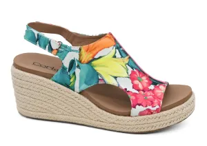 CORKYS Carley Wedges Floral Jute