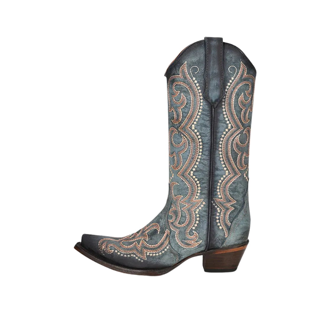 Corral Women's Circle G Jean Western Blue Boots