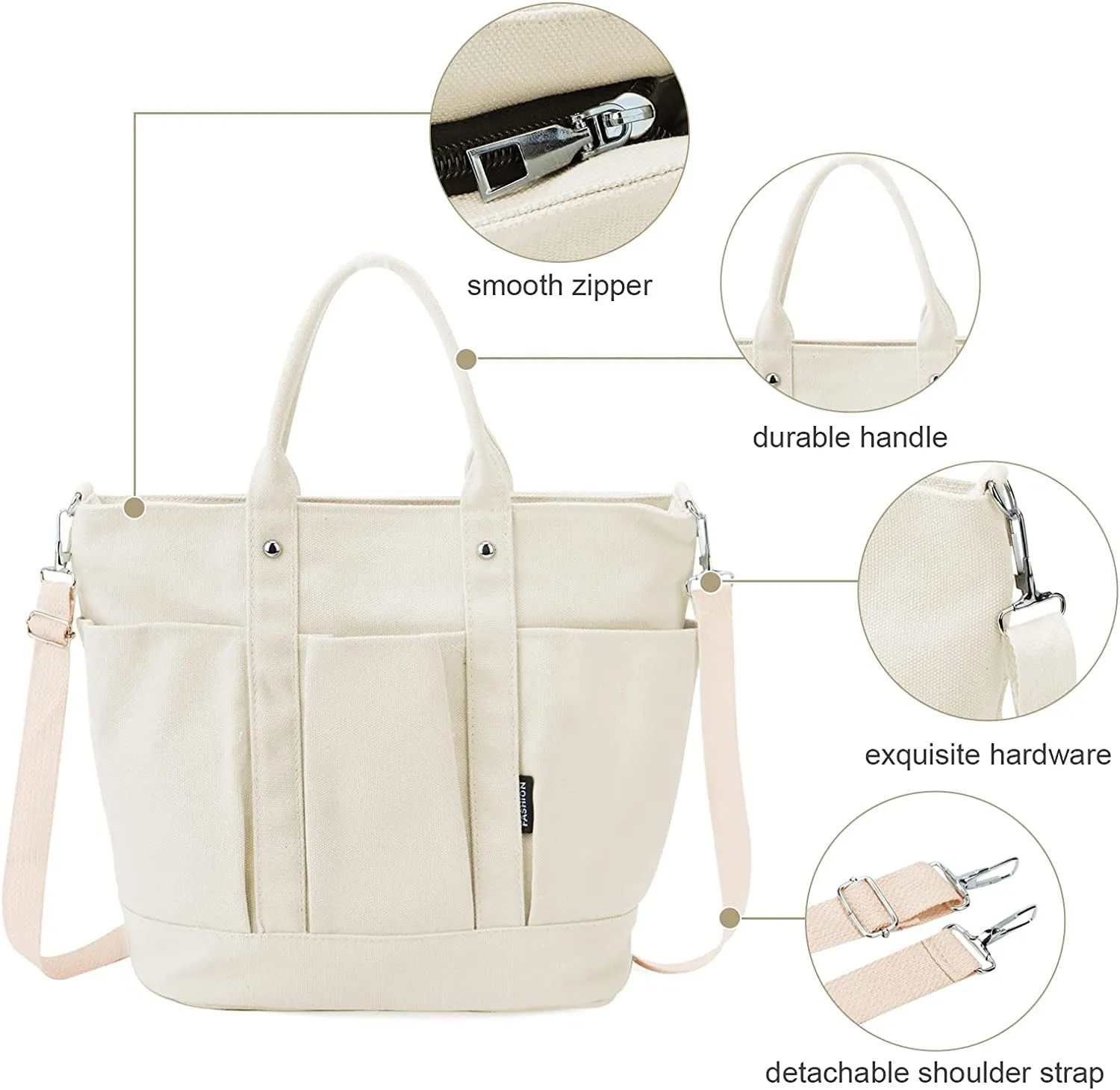 Crossbody Handbag with Pockets