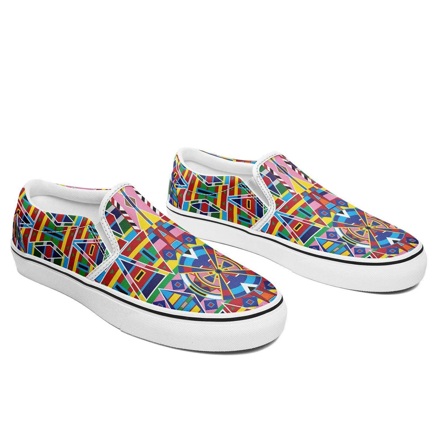 Crow Captive Otoyimm Kid's Canvas Slip On Shoes