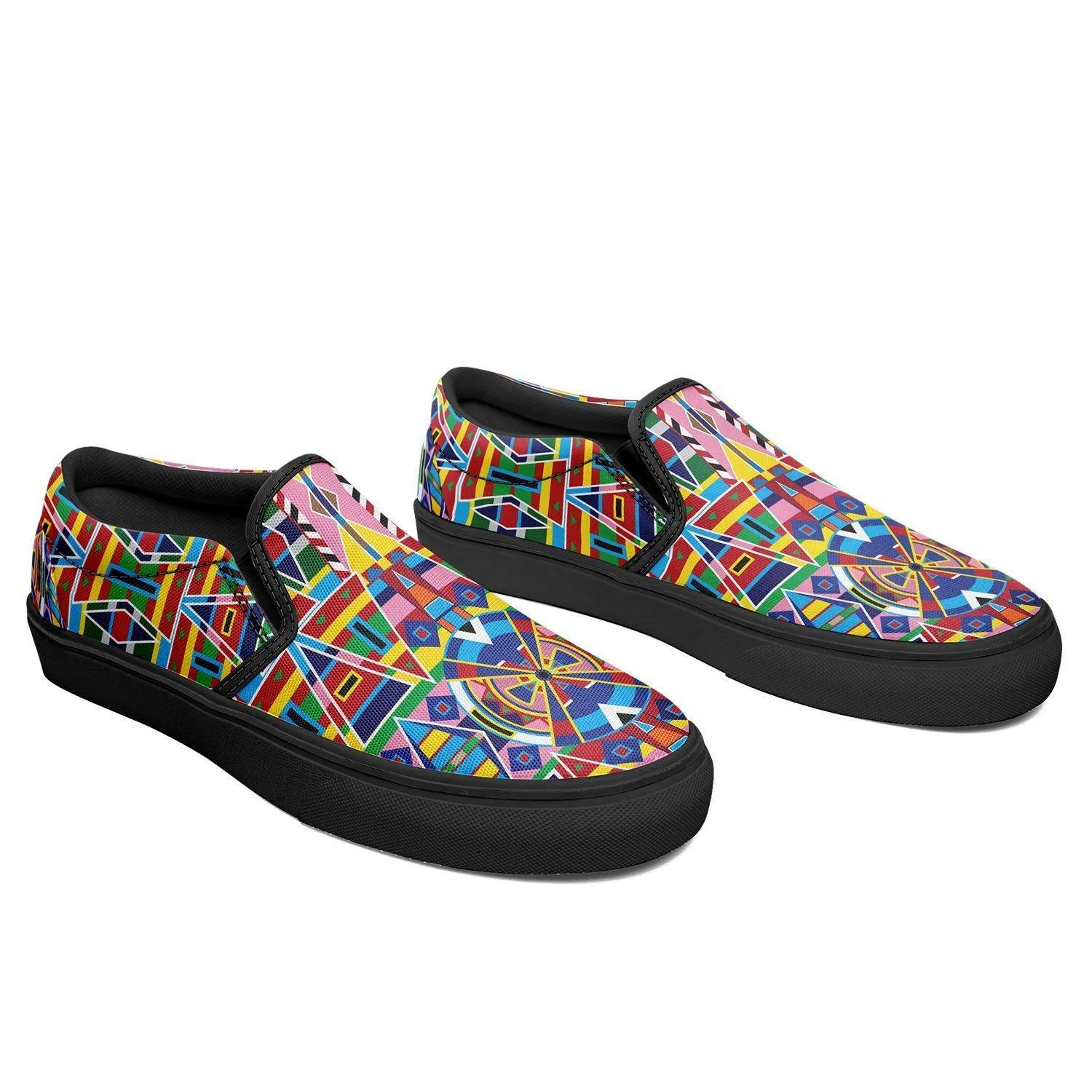 Crow Captive Otoyimm Kid's Canvas Slip On Shoes