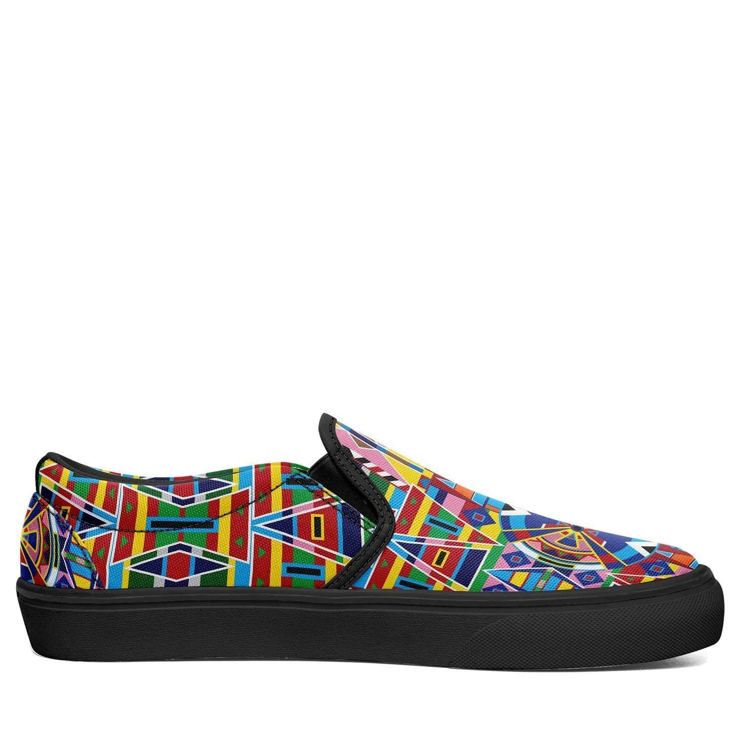 Crow Captive Otoyimm Kid's Canvas Slip On Shoes