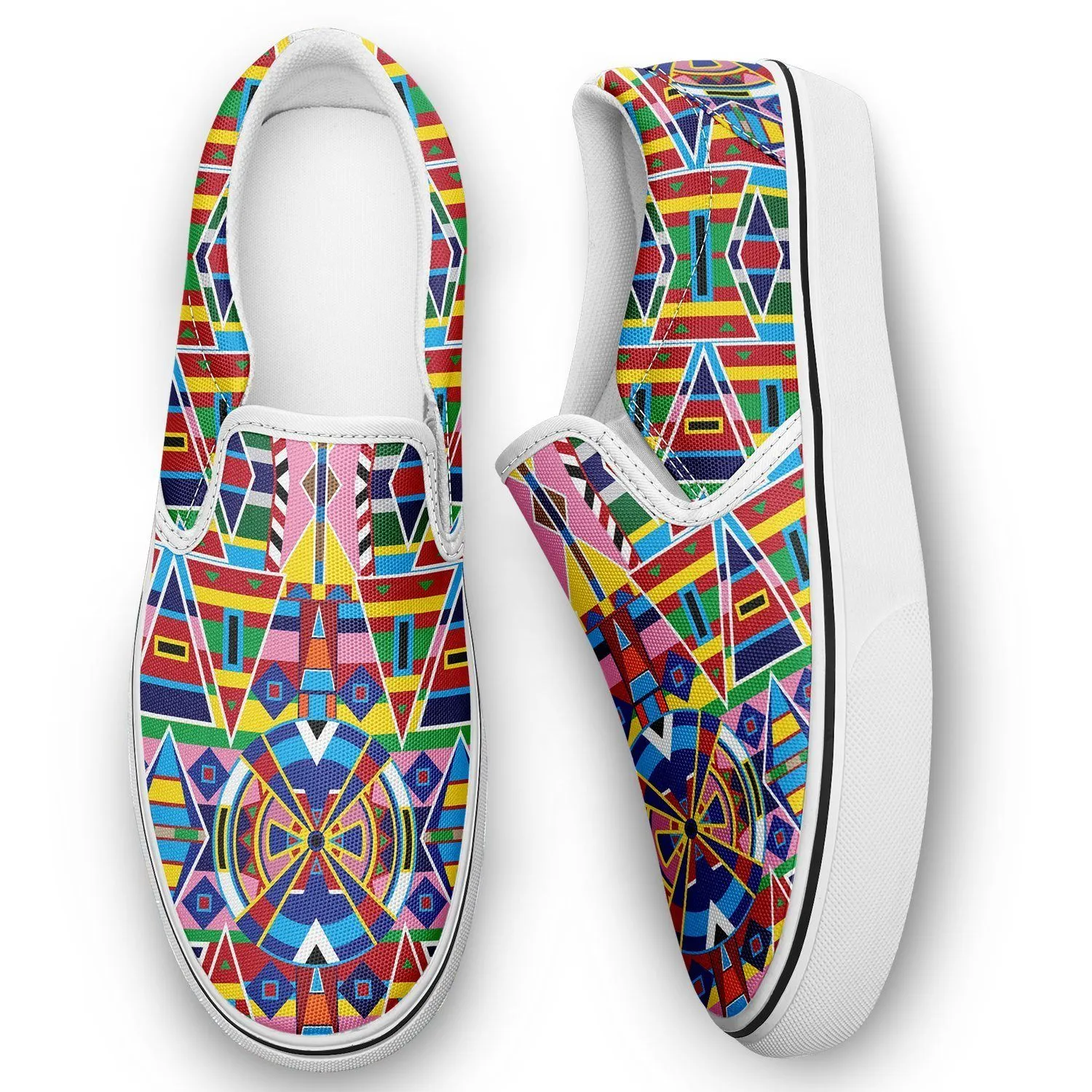 Crow Captive Otoyimm Kid's Canvas Slip On Shoes