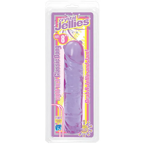 CRYSTAL JELLIES 8" CLASSIC DONG