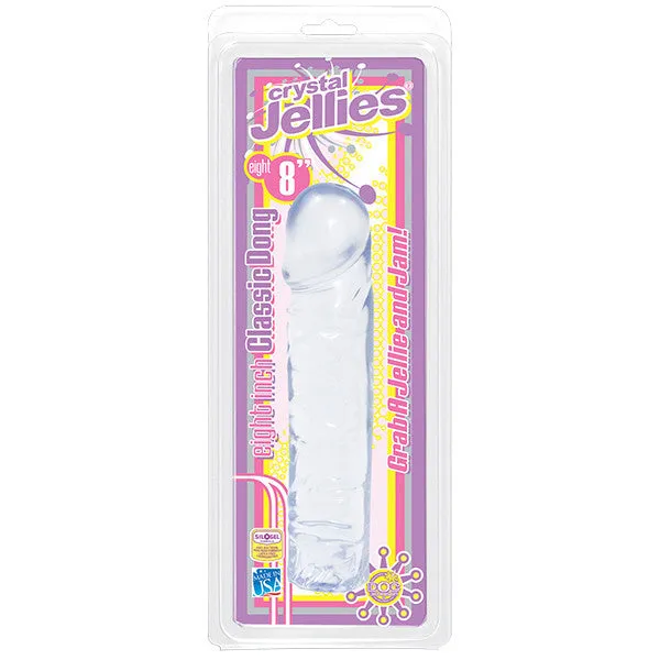 CRYSTAL JELLIES 8" CLASSIC DONG