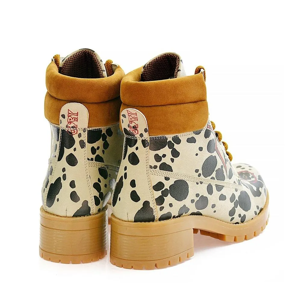 Dalmatian Short Boots KAT109