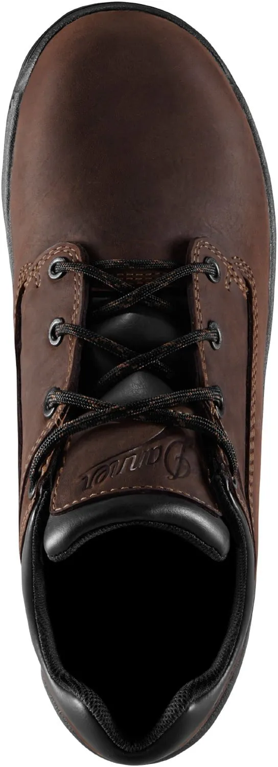 Danner Mens Caliper 3in Hot AL Brown Leather Work Shoes