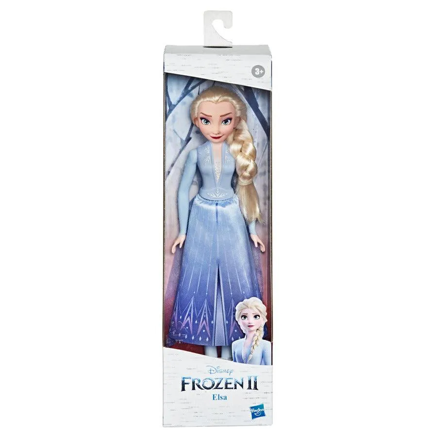 Disney Frozen 2 Elsa Fashion Doll with Long Blonde Hair, Skirt, and Shoes