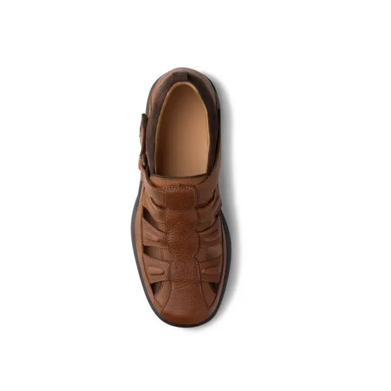 Dr. Comfort Men's Casual Shoe - Fisherman- Chestnut