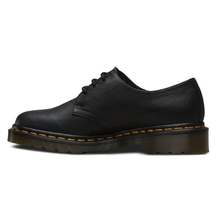 Dr Martens - 1461W Womens Virginia Leather Shoes 3 Eye Black