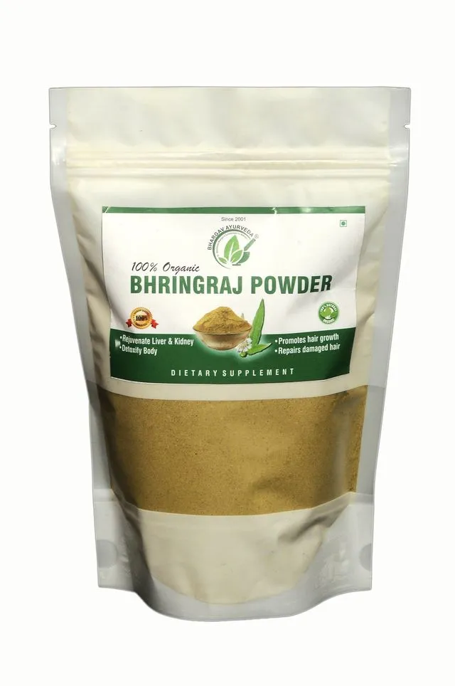 Dr.Bhargav's I Bhringraj Powder| Help to Promote hair | Skin I Hair Supplement I 100gm