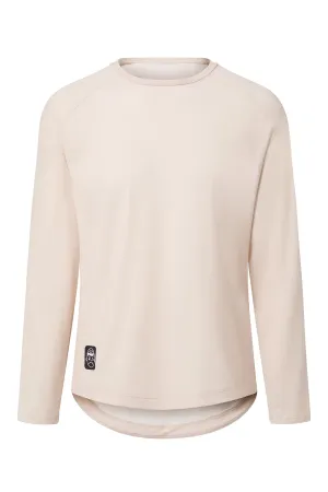 EarthTone Long Sleeve Workout Tee / Desert Sand