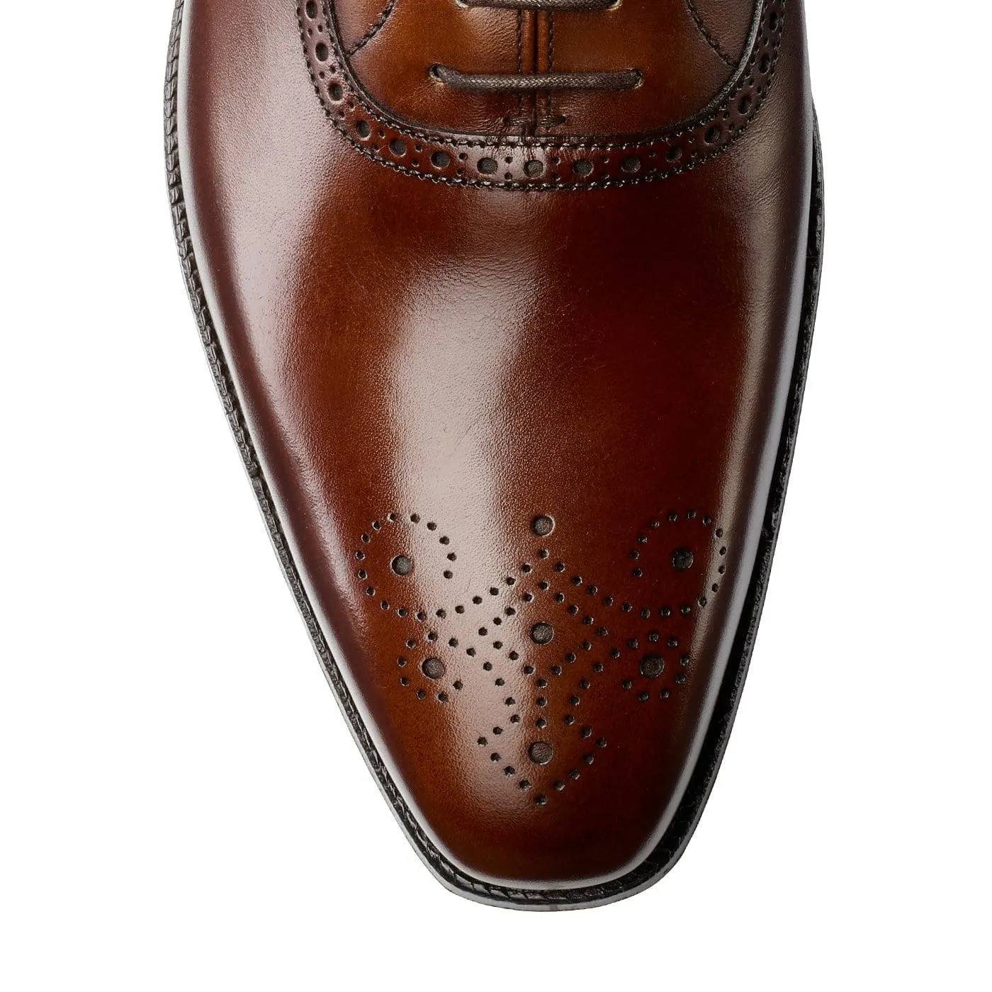 Edgware Dark Brown Burnished Calf