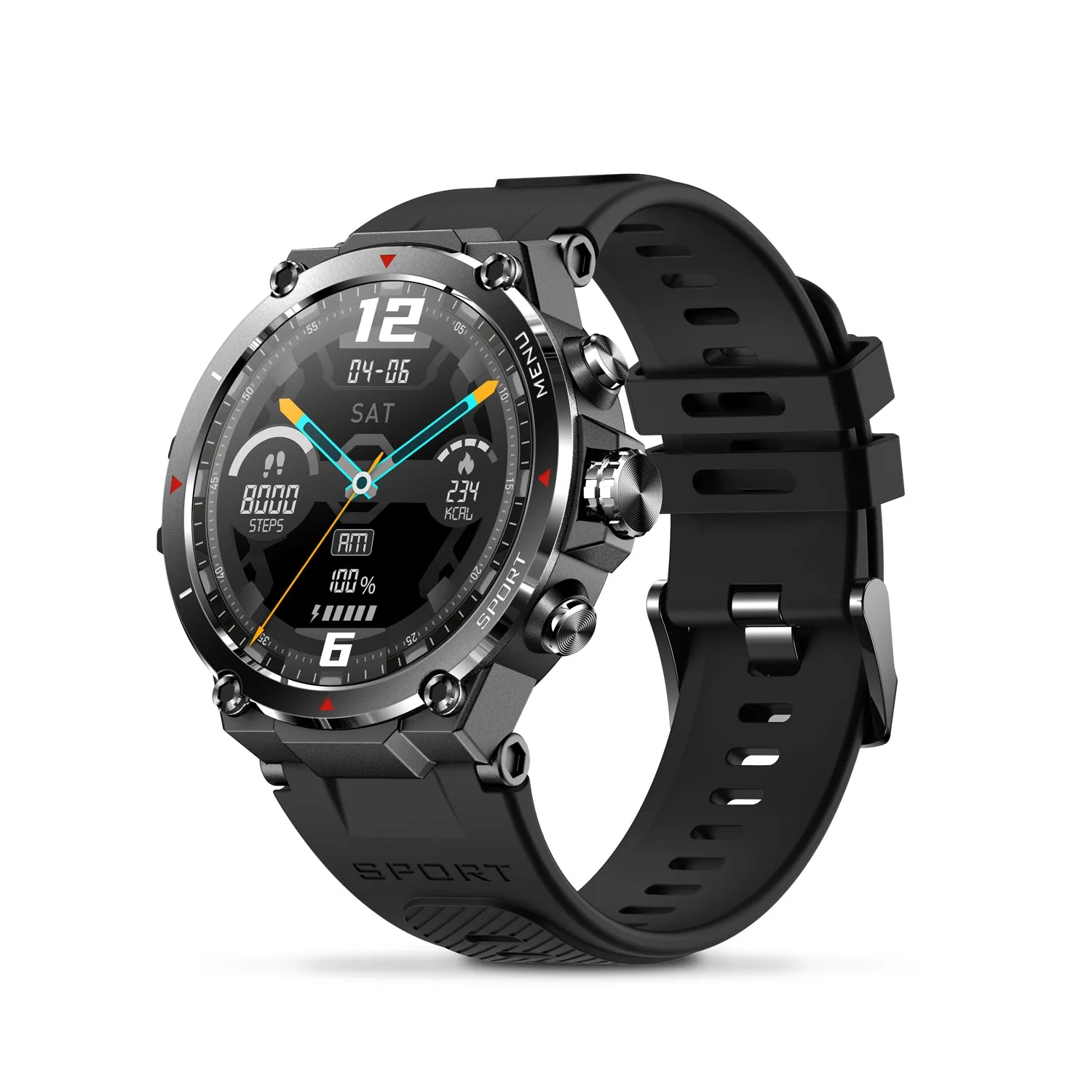 F-1S Sports Smart Watch Gps - Black