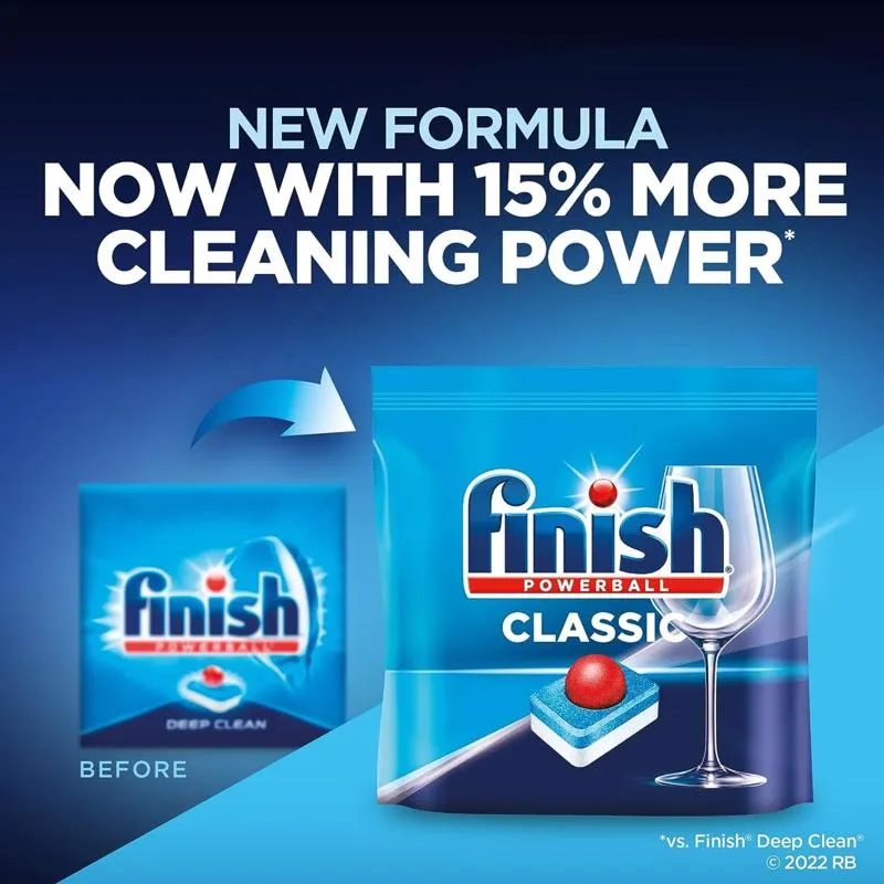 Finish Classic Original Scent Tablet Dishwasher Detergent 24 pk