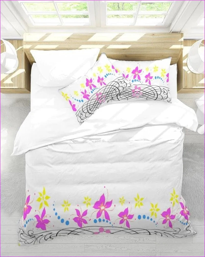 Floral Home King Duvet Cover Set