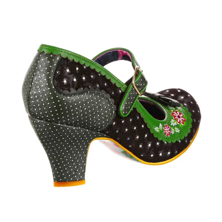 Flower Flounce Green by Irregular Choice