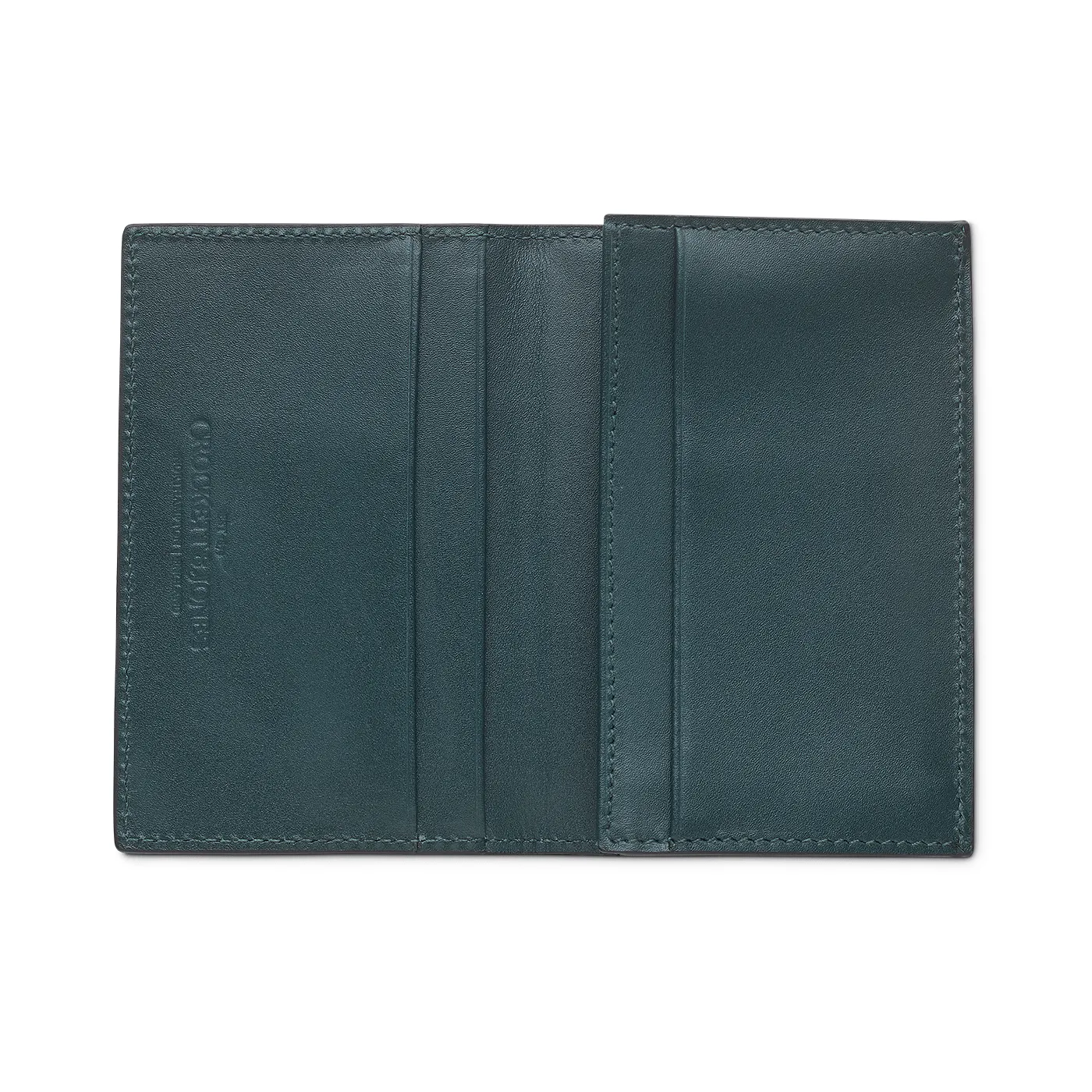 Folded Card Case Black Calf