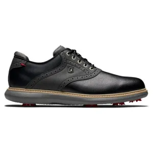 Footjoy Traditions Men's Golf Shoes - Black (Wide) 57904K