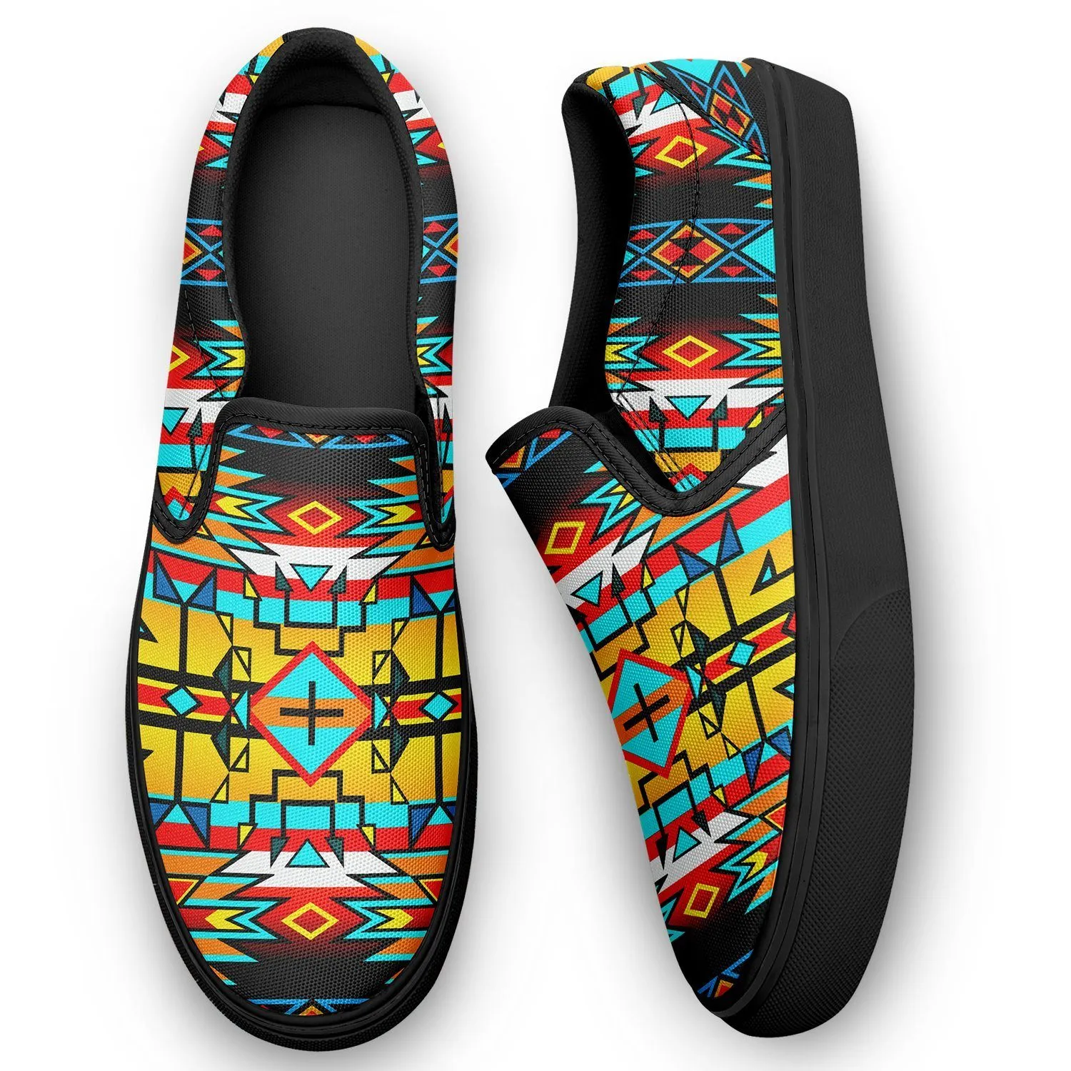 Force of Nature Twister Otoyimm Kid's Canvas Slip On Shoes