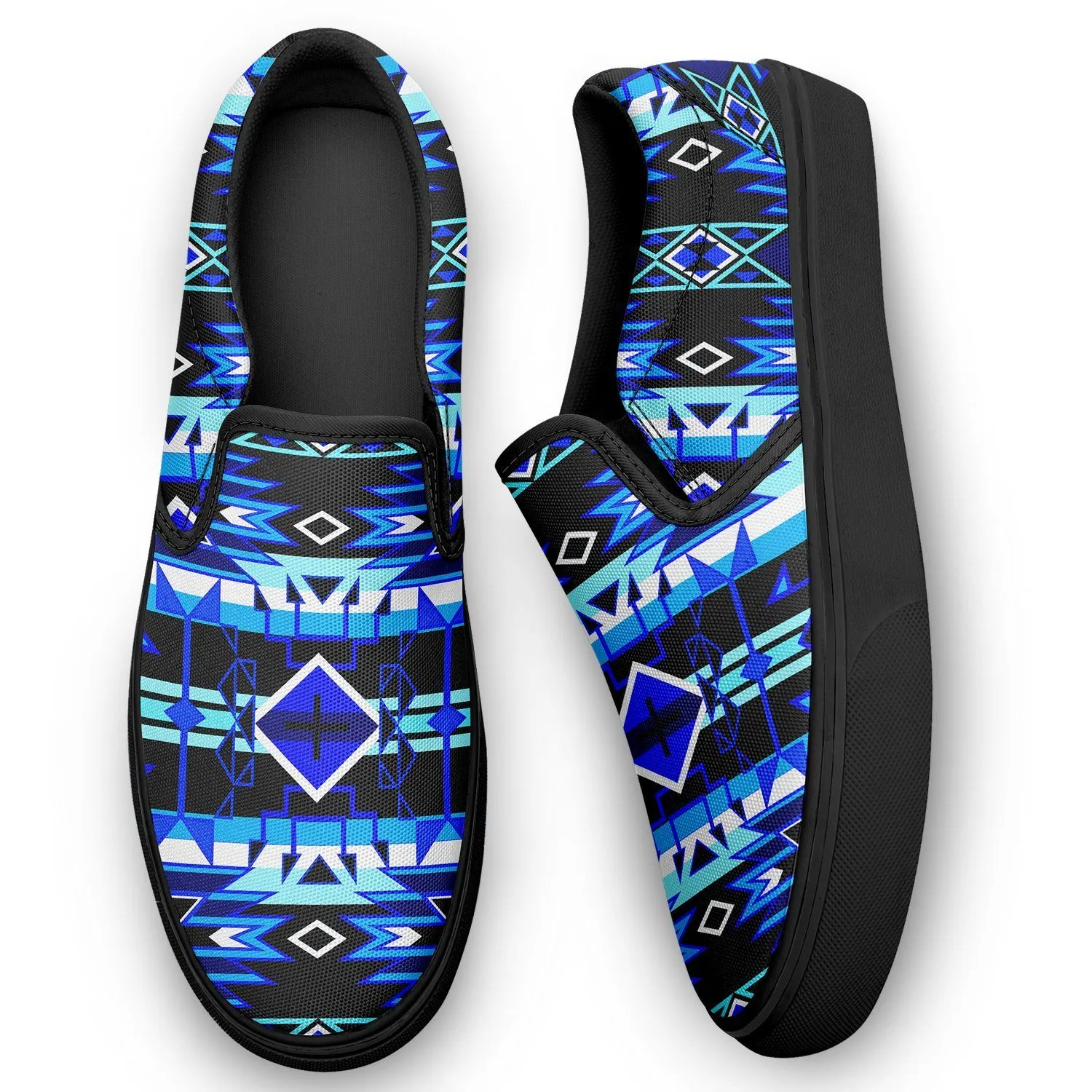 Force of Nature Winter Night Otoyimm Kid's Canvas Slip On Shoes