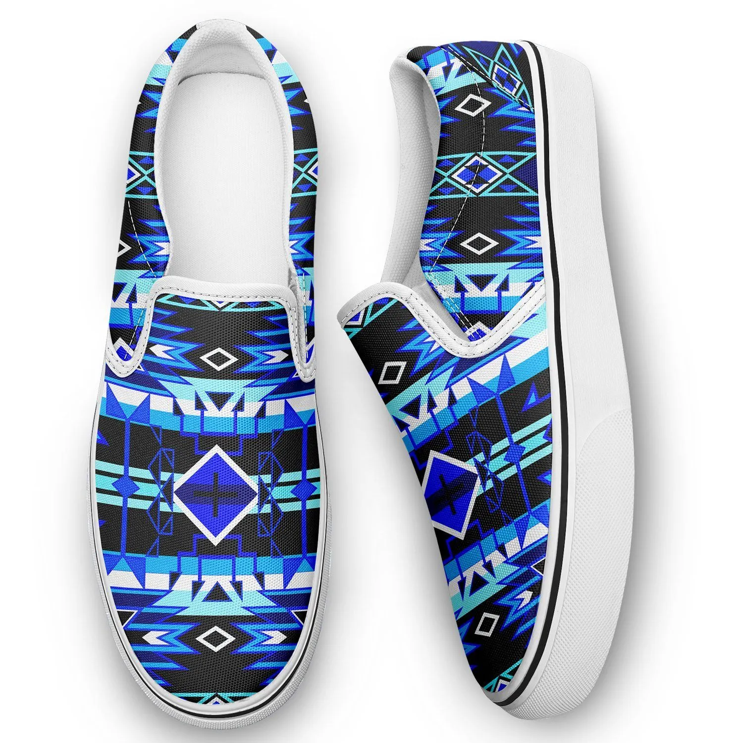 Force of Nature Winter Night Otoyimm Kid's Canvas Slip On Shoes