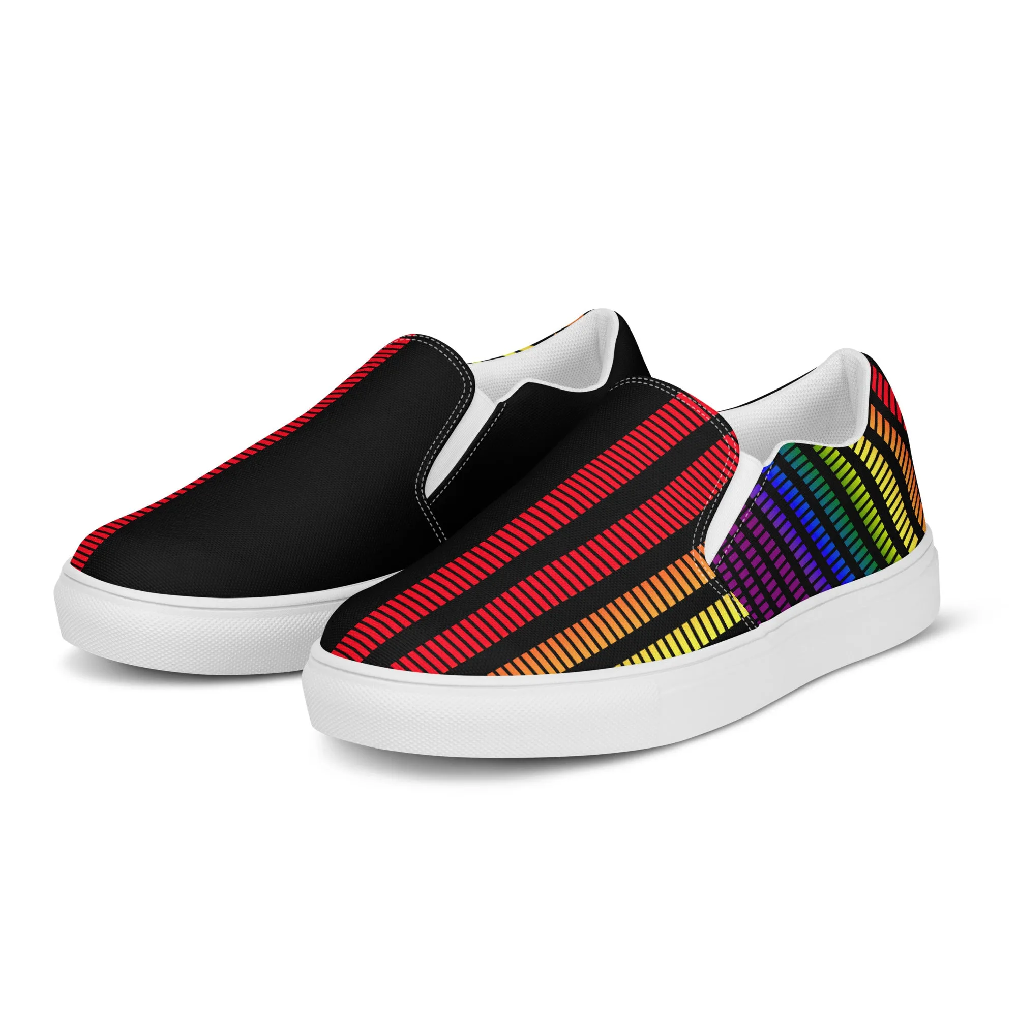 Frauhhoffer Spectral Bars Women’s slip-on canvas shoes