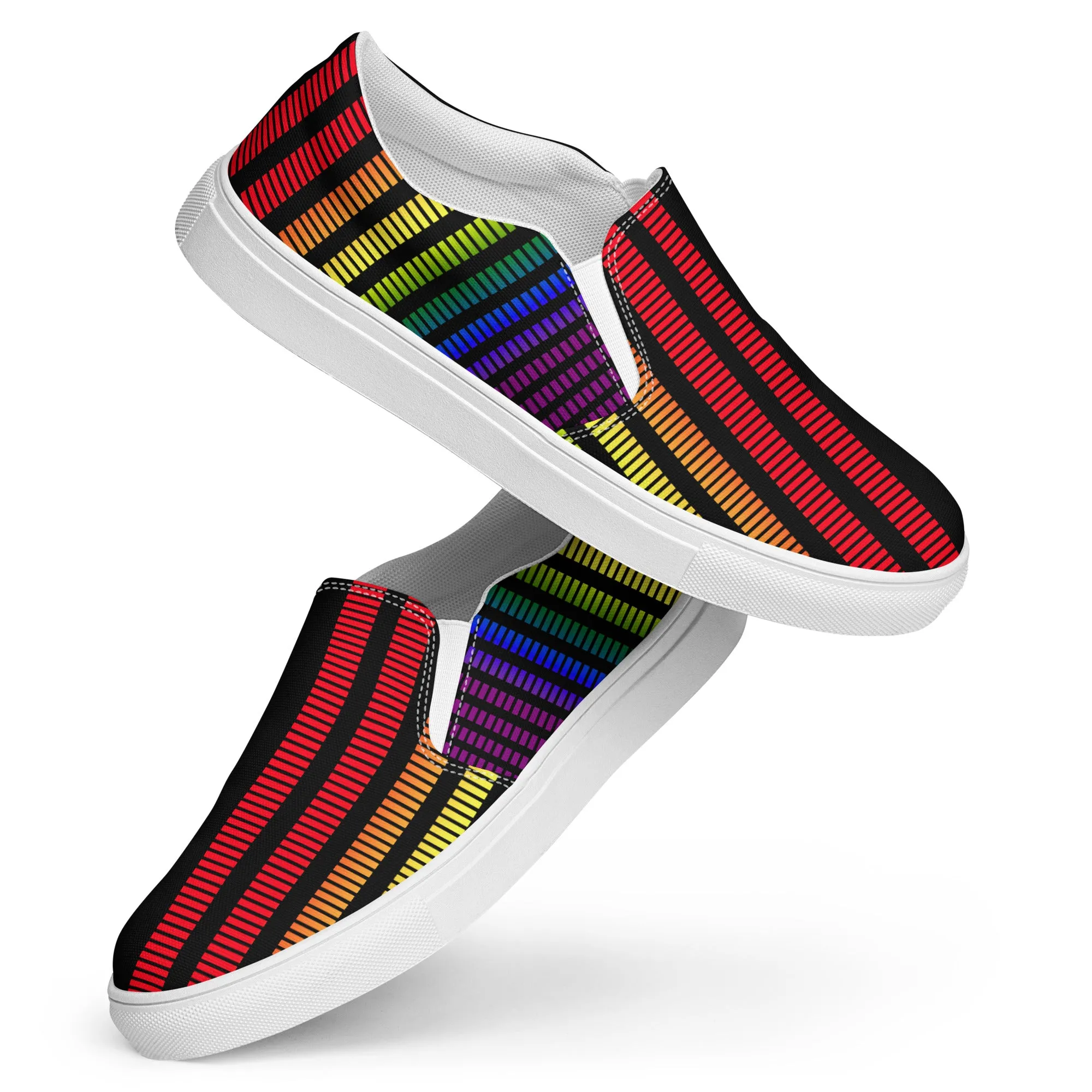 Frauhhoffer Spectral Bars Women’s slip-on canvas shoes