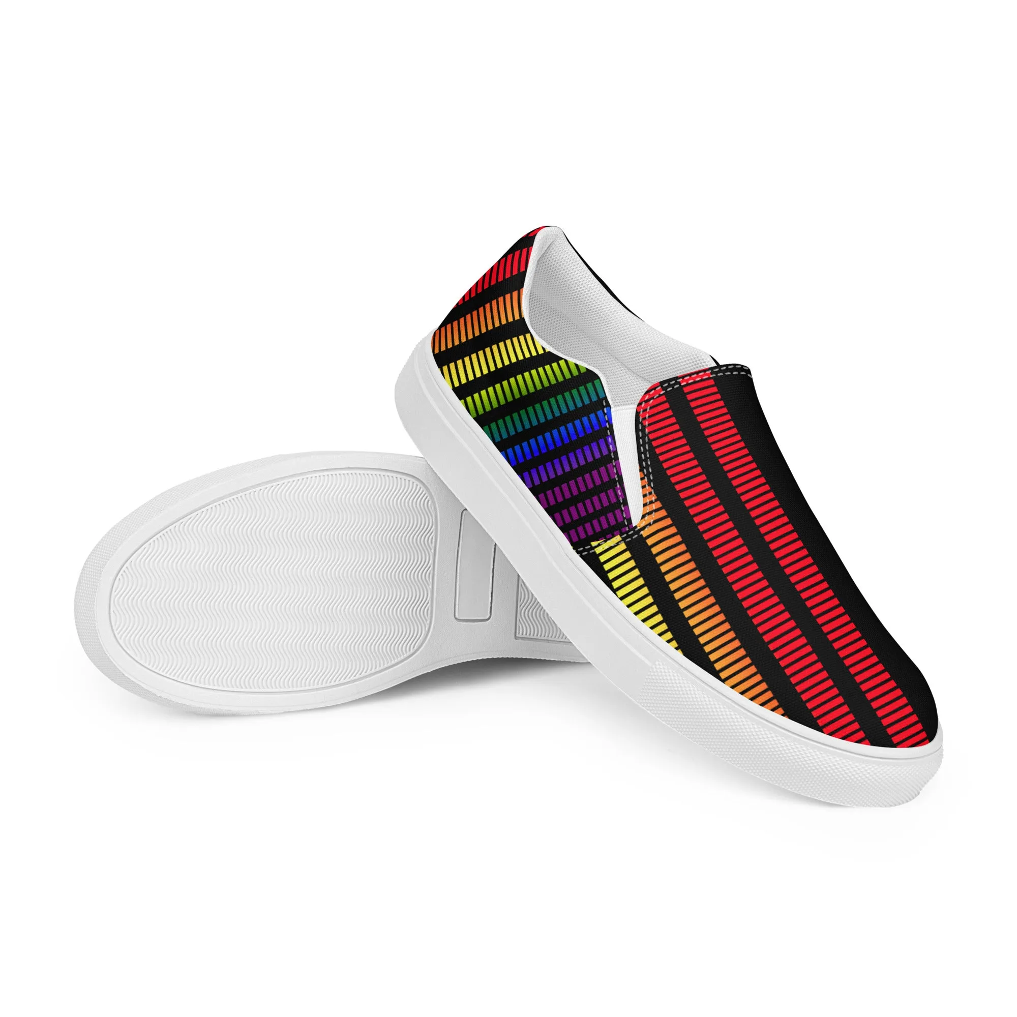 Frauhhoffer Spectral Bars Women’s slip-on canvas shoes