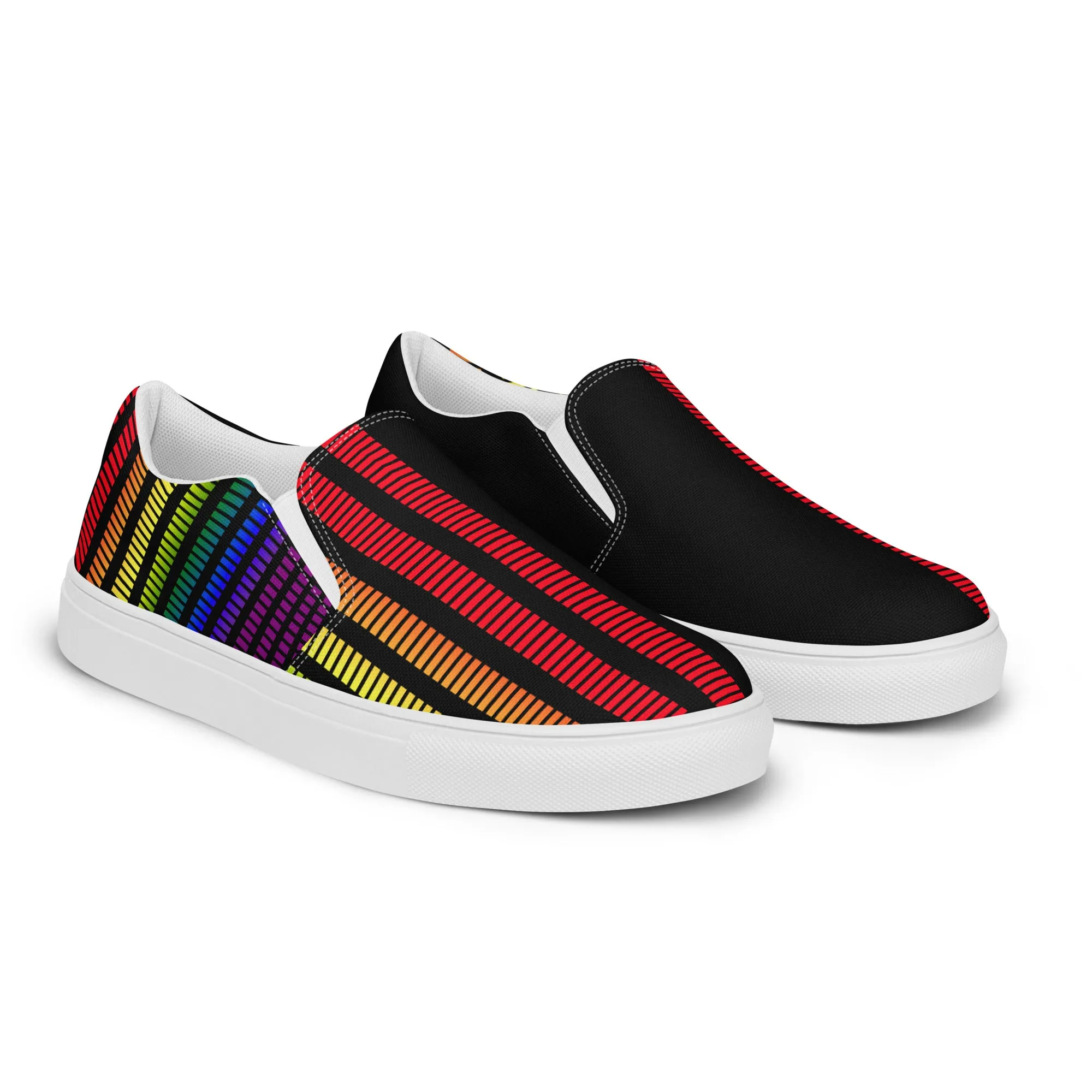 Frauhhoffer Spectral Bars Women’s slip-on canvas shoes