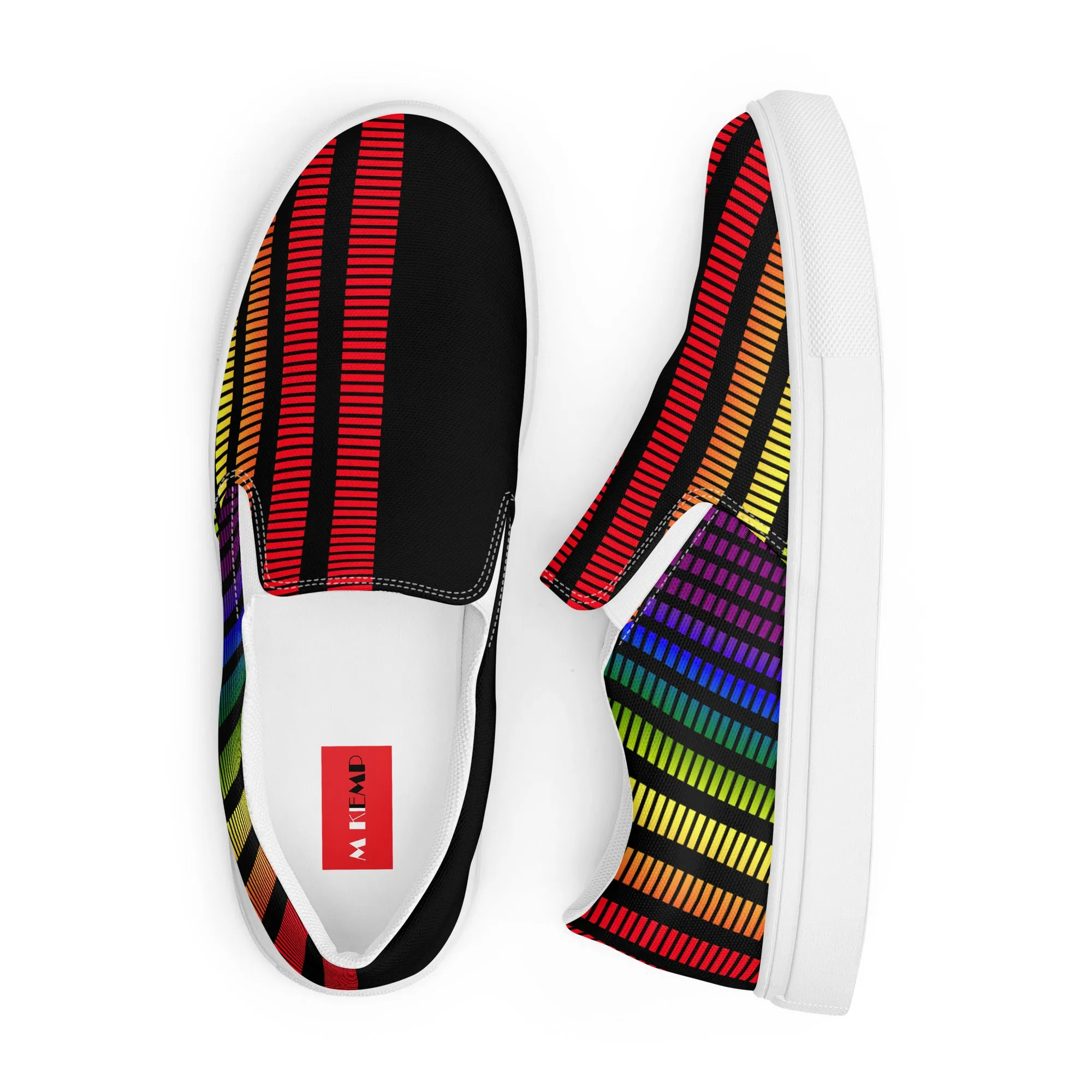 Frauhhoffer Spectral Bars Women’s slip-on canvas shoes