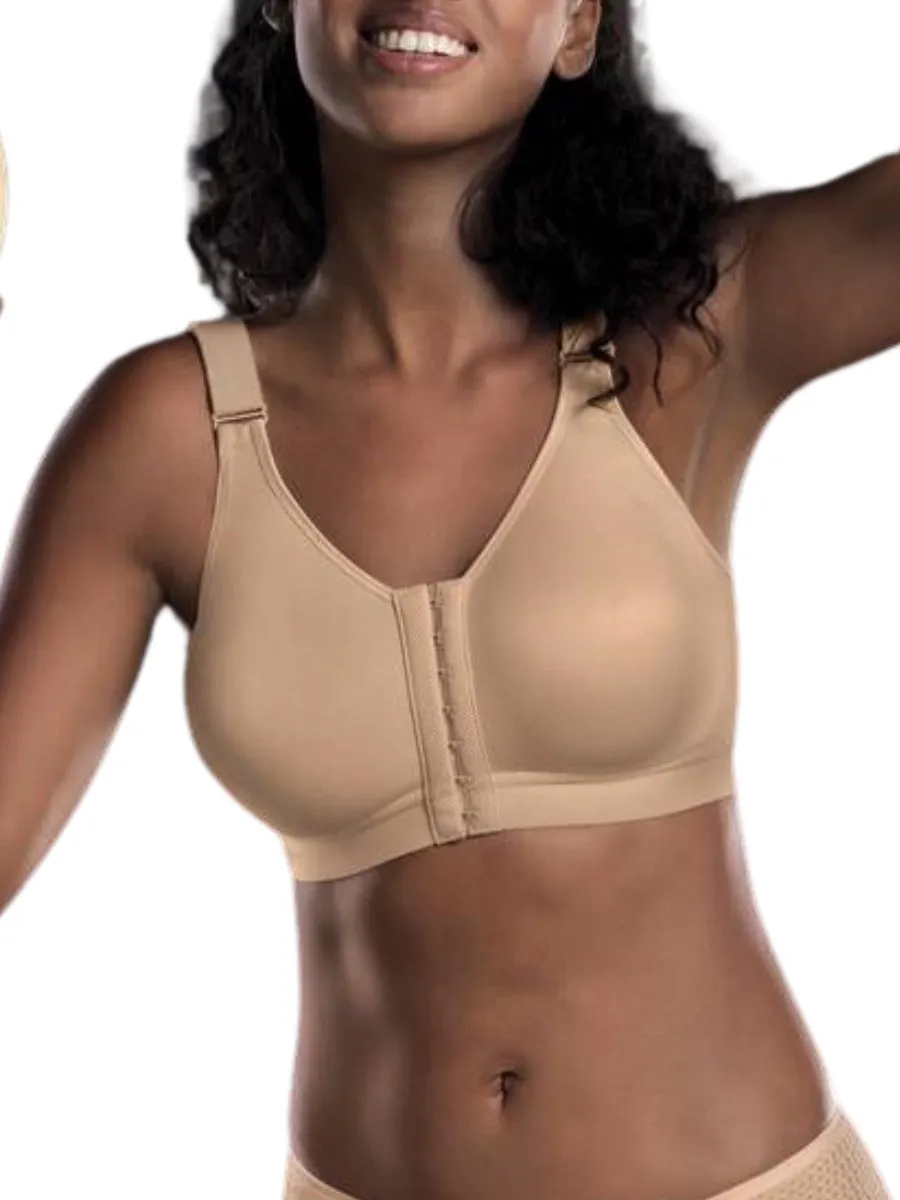 Front Closure Sports Bra - Desert